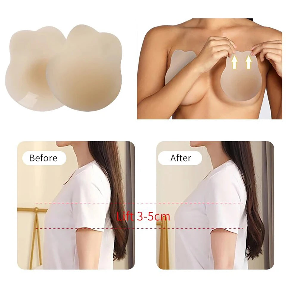 SILICONE FREEDOM — Reusable Adhesive Breast Covers
