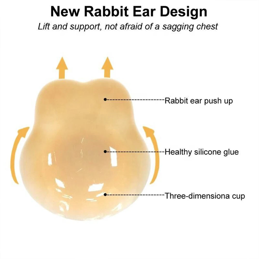 SILICONE FREEDOM — Reusable Adhesive Breast Covers