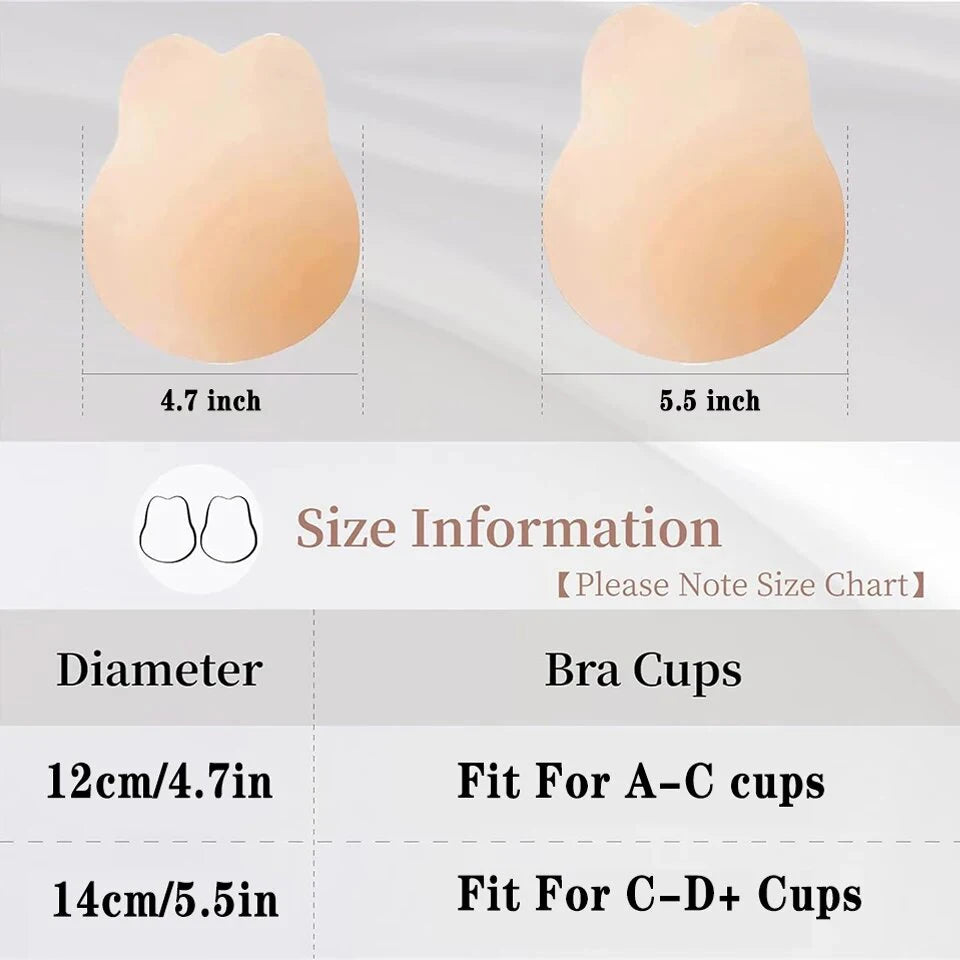 SILICONE FREEDOM — Reusable Adhesive Breast Covers